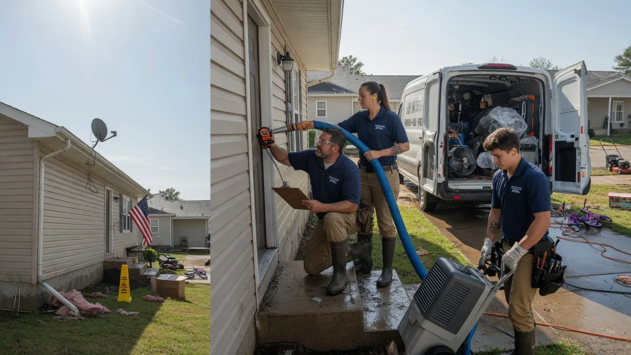 Ceiling Water Damage Restoration in Winthrop, IA near me
